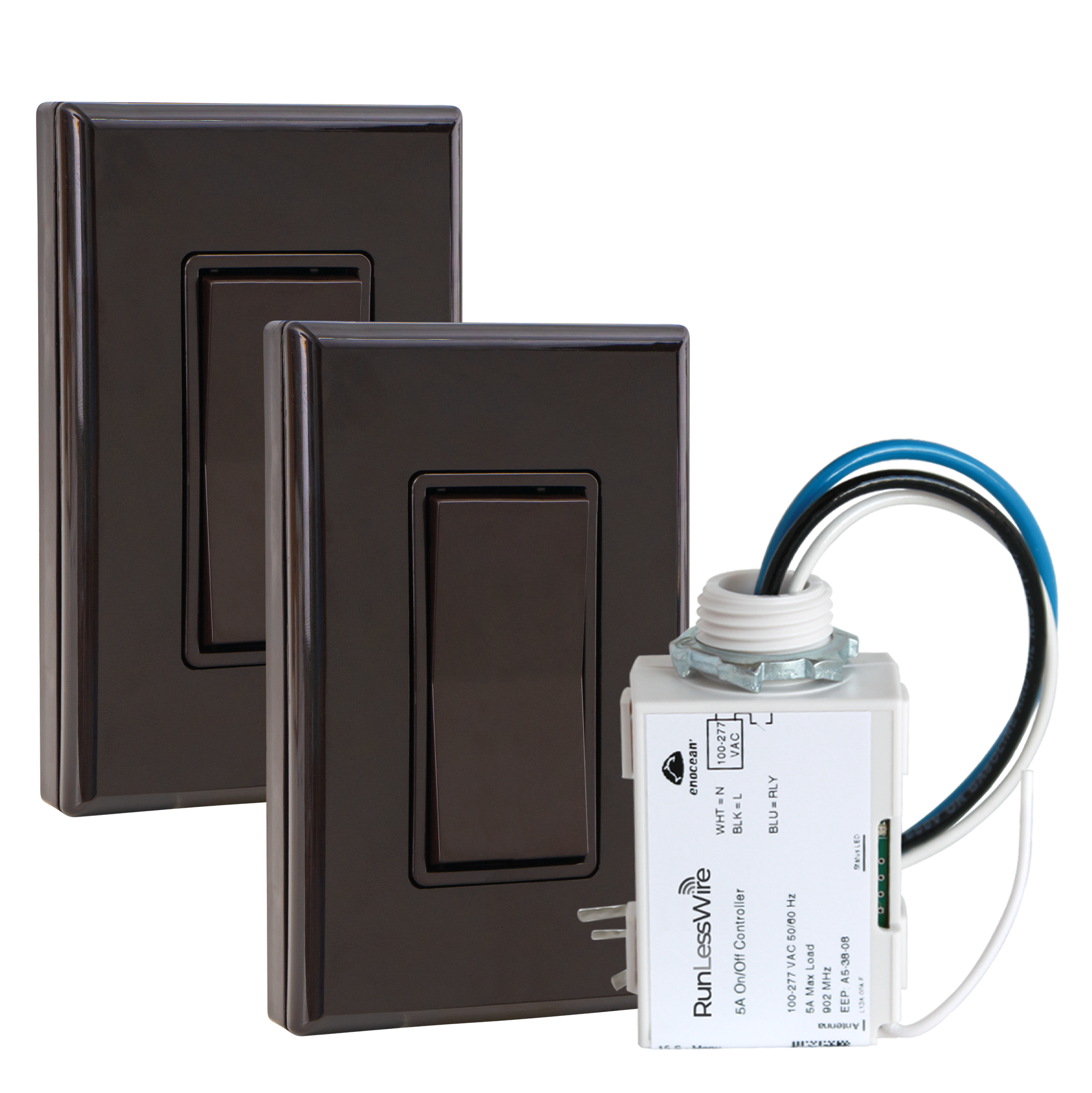 3-WAY KIT: 1 RECEIVER, 2 SWITCHES