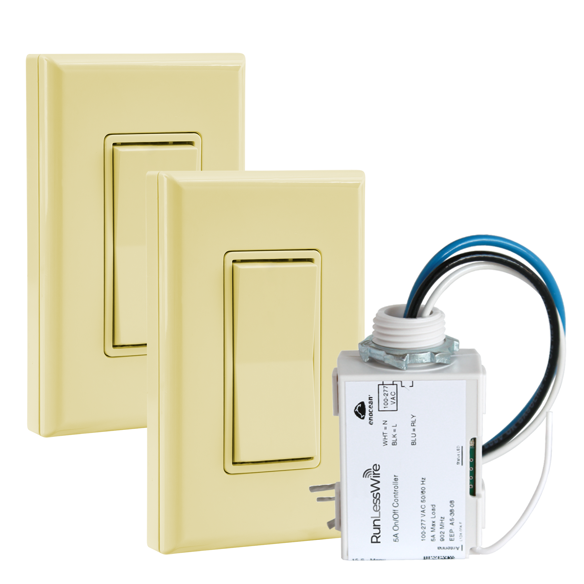 3-WAY KIT: 1 RECEIVER, 2 SWITCHES