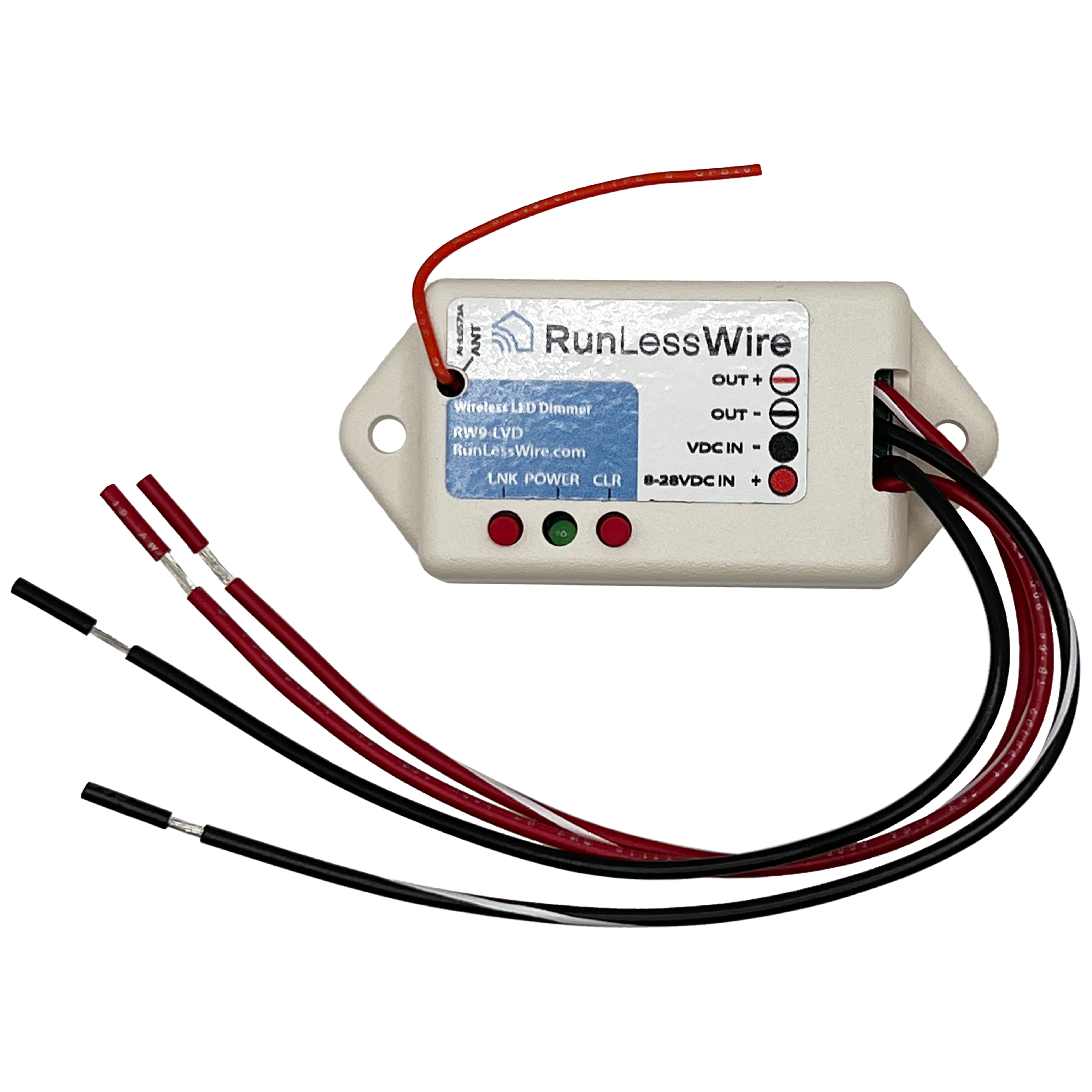 8-30VDC LOW VOLT PWM DIMMING RECEIVER FOR WIRELESS SWITCHES - add on only, requires switch to function
