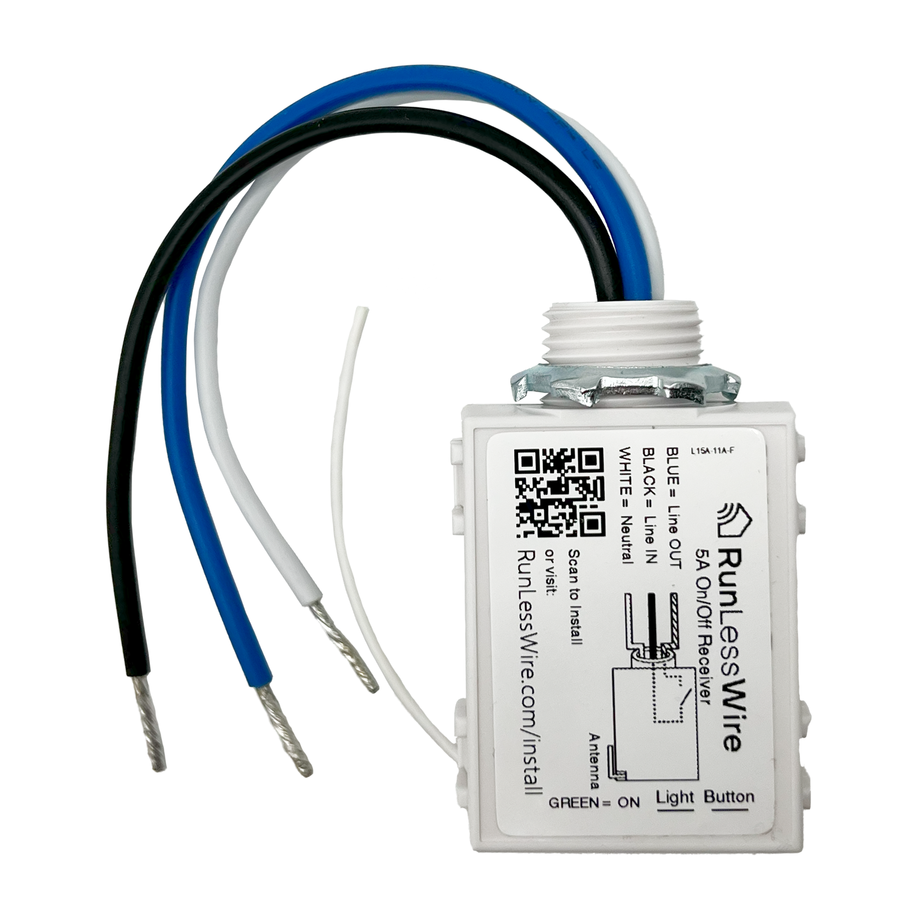 5 AMP ON/OFF RECEIVER FOR WIRELESS SWITCHES - add on only, requires switch to function