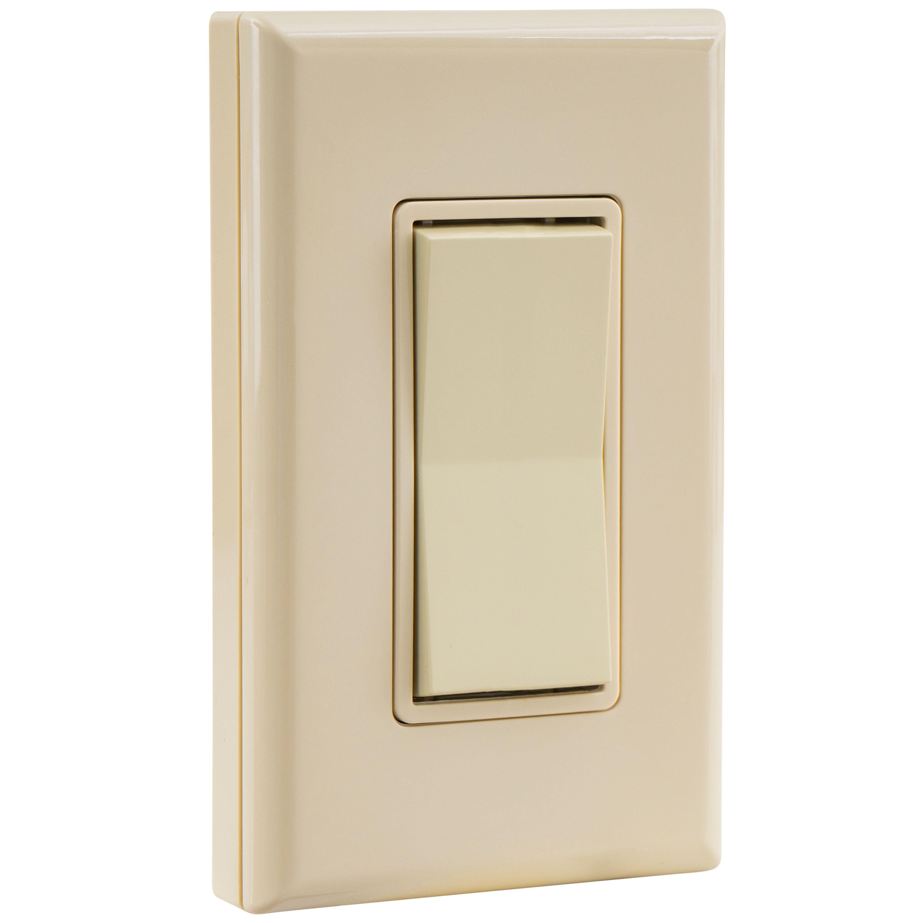 WIRELESS & BATTERY-FREE LIGHT SWITCH – SINGLE ROCKER