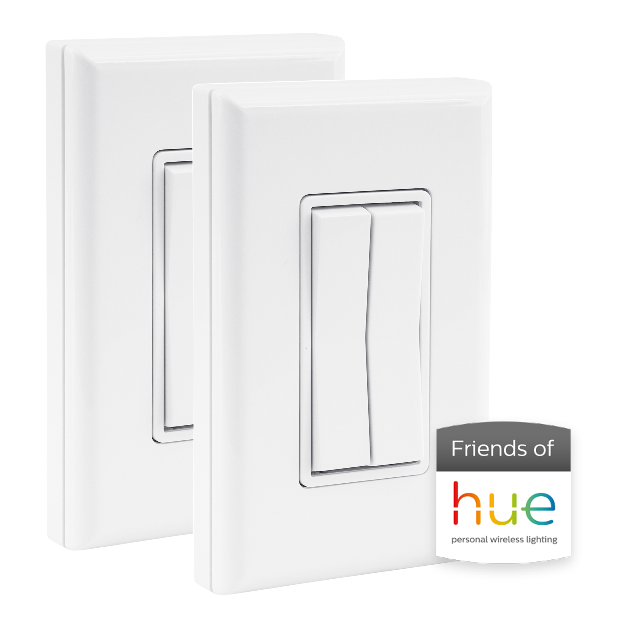 Philips Hue Wall Tap Dial Light Switch, Installation-Free, Smart Home,  Exclusively for Philips Hue Smart Lights, White, 1-Pack & Hue Bridge Smart  Lighting Hub - White 