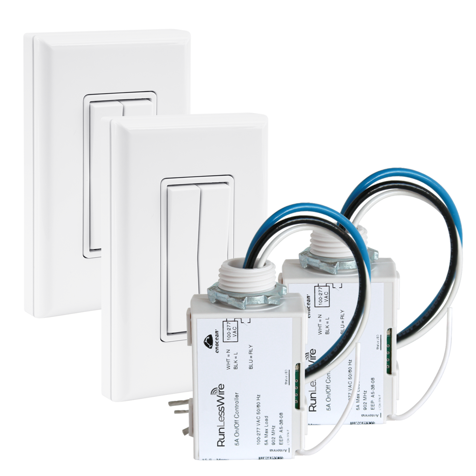 3-Way Wireless Fan & Light Switch Kit – RunLessWire