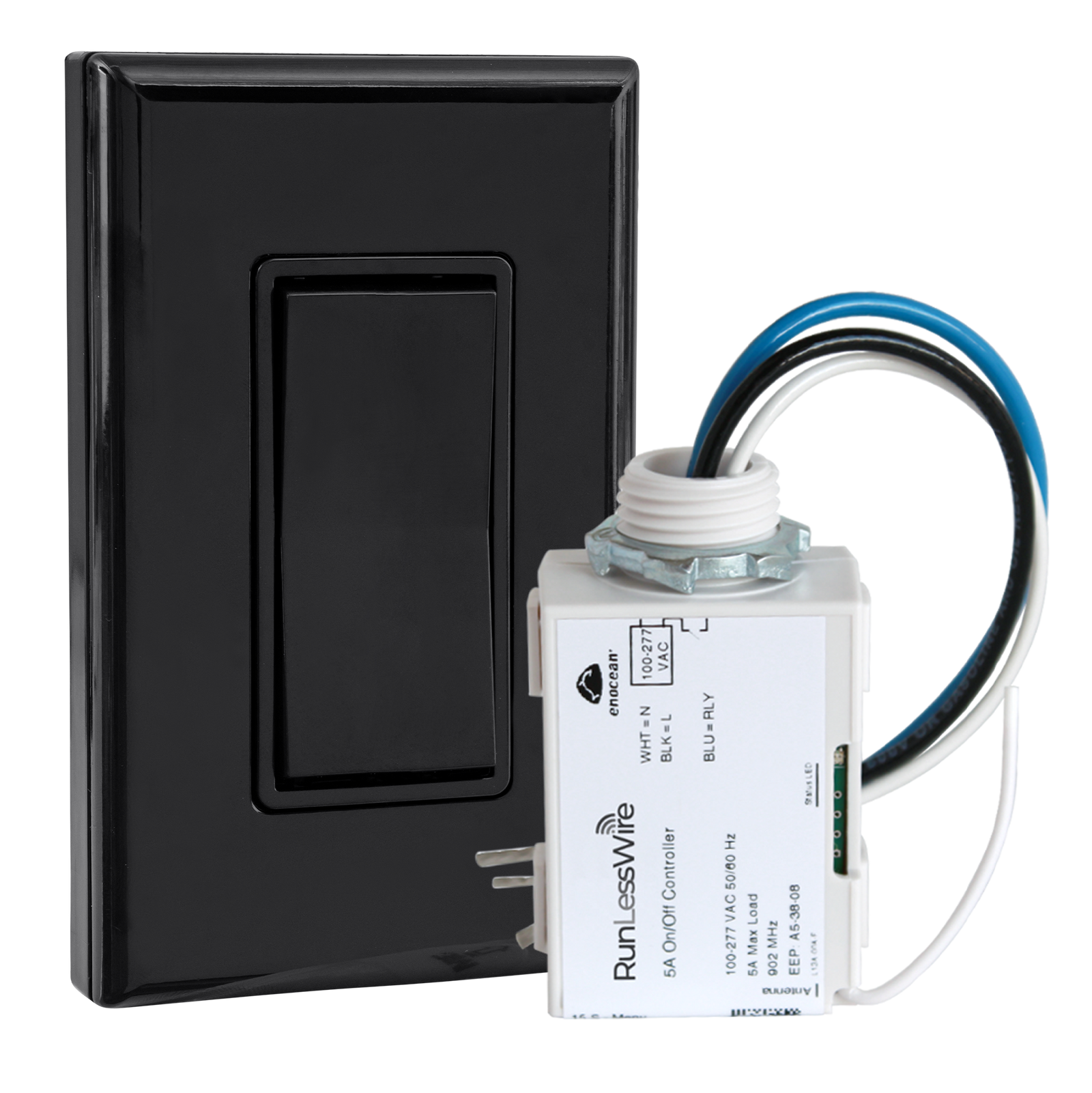 Basic Wireless Light Switch Kit – 1 Controller, 1 Light Switch