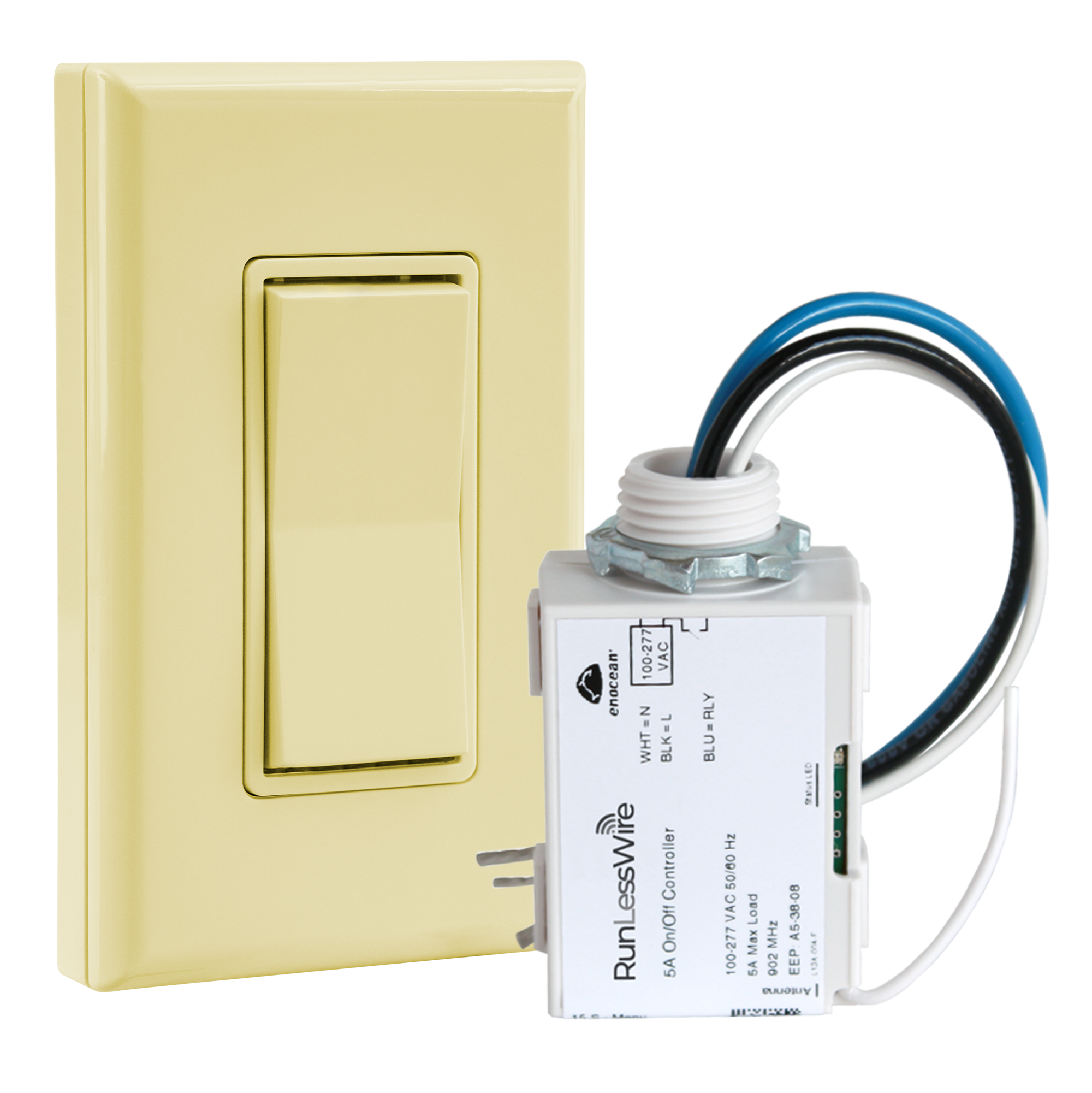 Basic Wireless Light Switch Kit – 1 Controller, 1 Light Switch