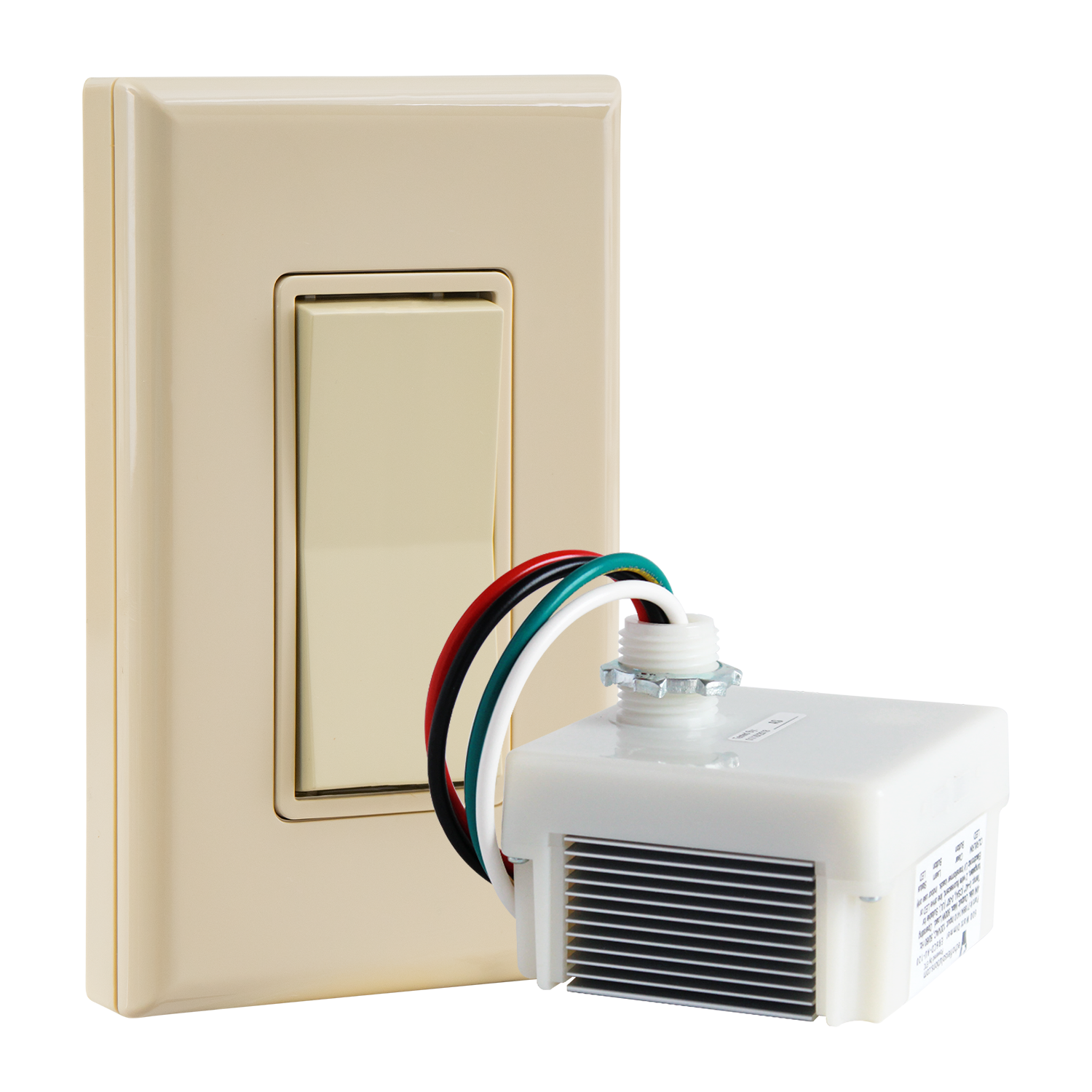 BASIC DIMMER KIT: 1 DIMMING RECEIVER, 1 SWITCH