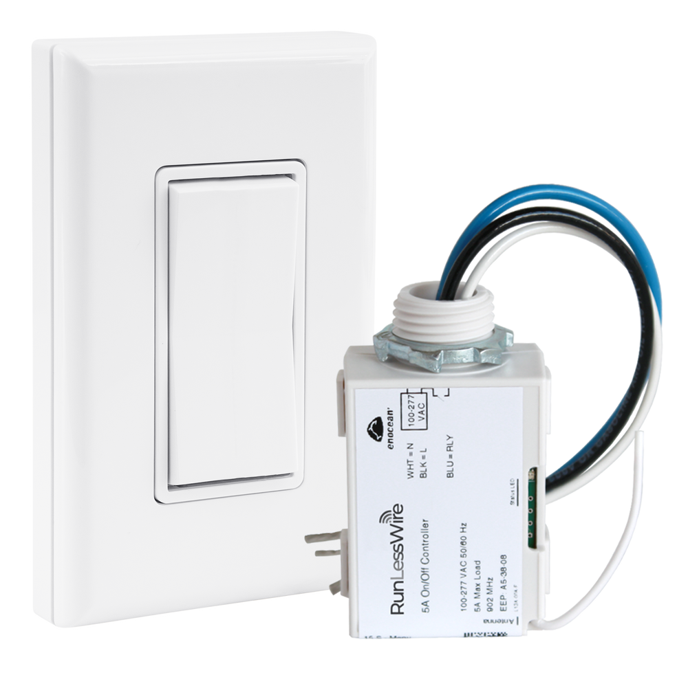 Basic Wireless Light Switch Kit 1 Controller, 1 Light Switch