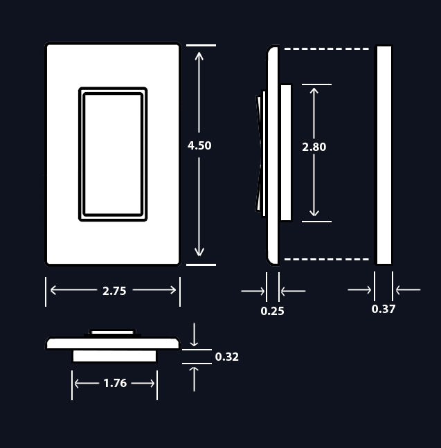 BT SERIES - WALL PLUG SWITCH KIT